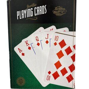 Jumbo Playing Cards Wembley Heritage Novelty 8X Size Deck New